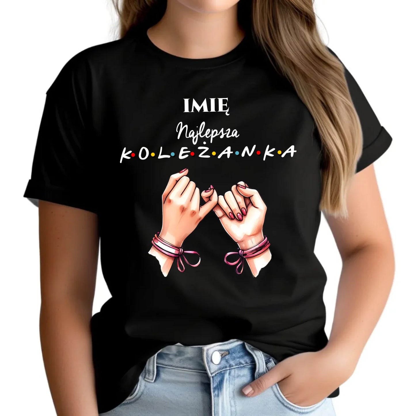 Koszulka damska - Najlepsza koleżanka - personalizowana DZ02 - StoryCups.pl