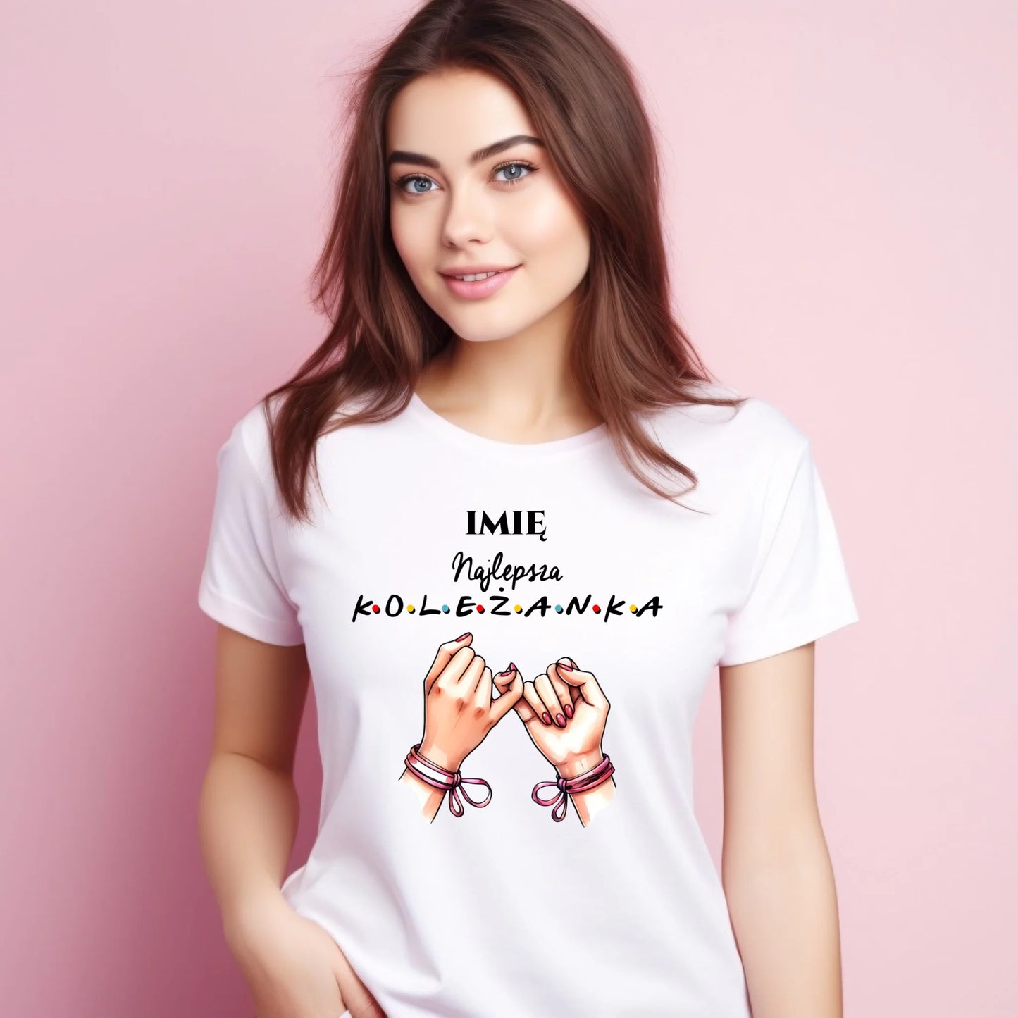 Koszulka damska - Najlepsza koleżanka - personalizowana DZ02 - StoryCups.pl