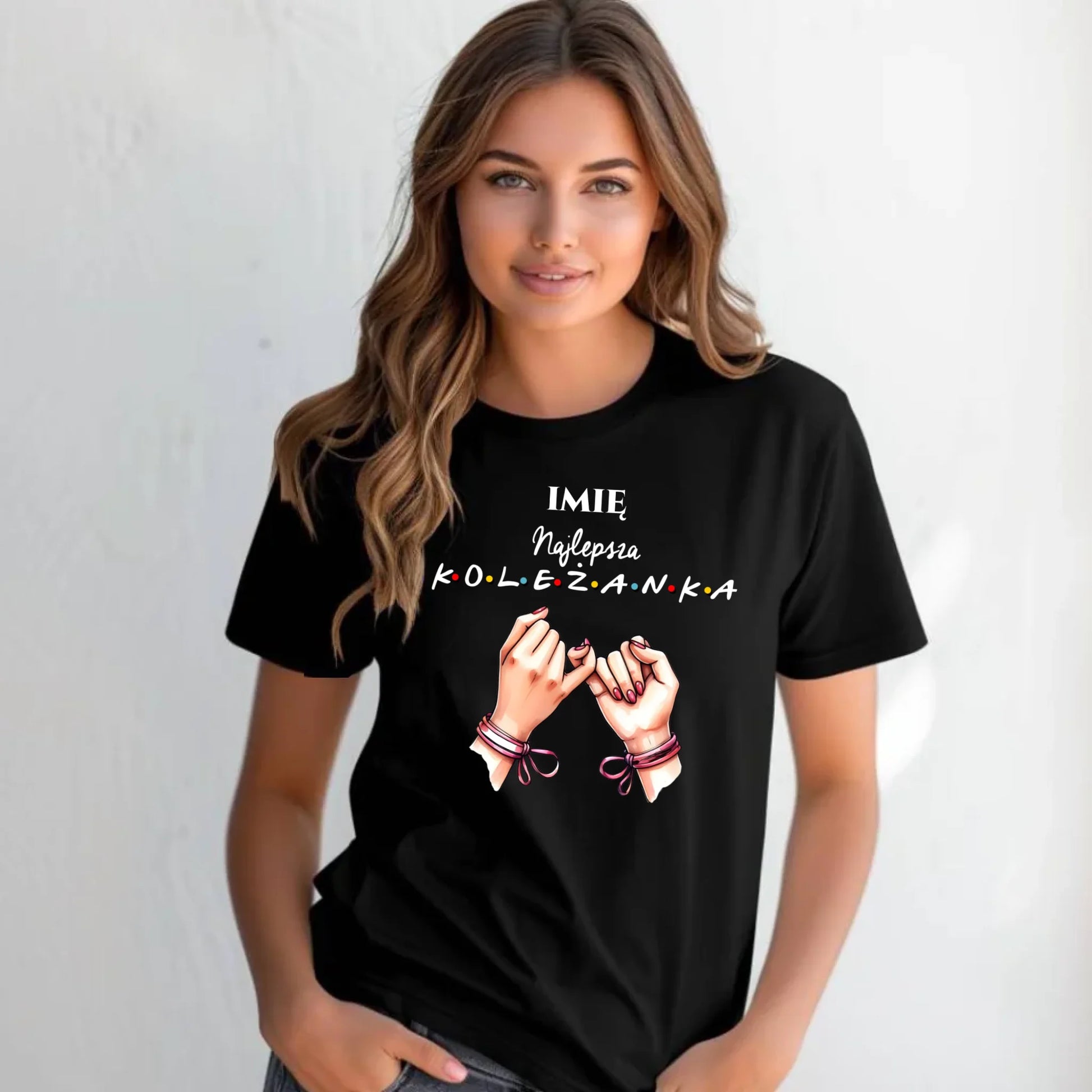 Koszulka damska - Najlepsza koleżanka - personalizowana DZ02 - StoryCups.pl