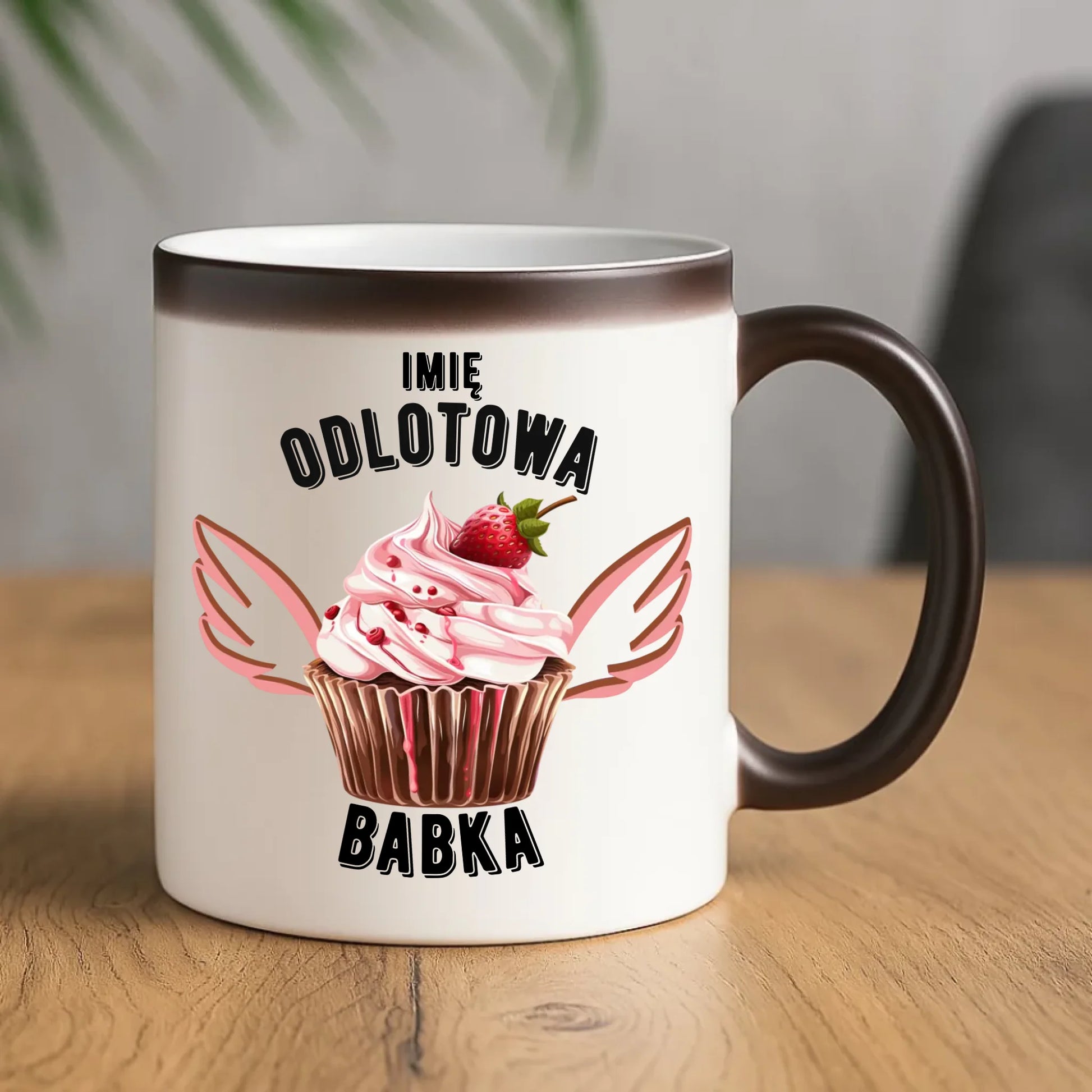 Kubek magiczny - Odlotowa babka - personalizowany DZ06 - StoryCups.pl