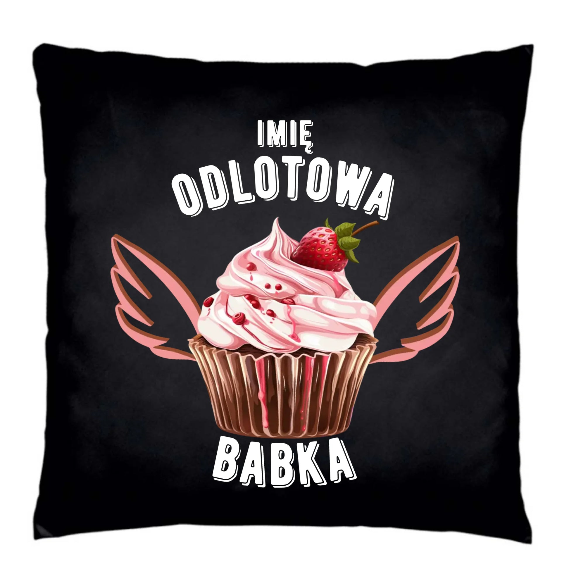 Poduszka dekoracyjna - Odlotowa babka - personalizowana DZ06 - StoryCups.pl