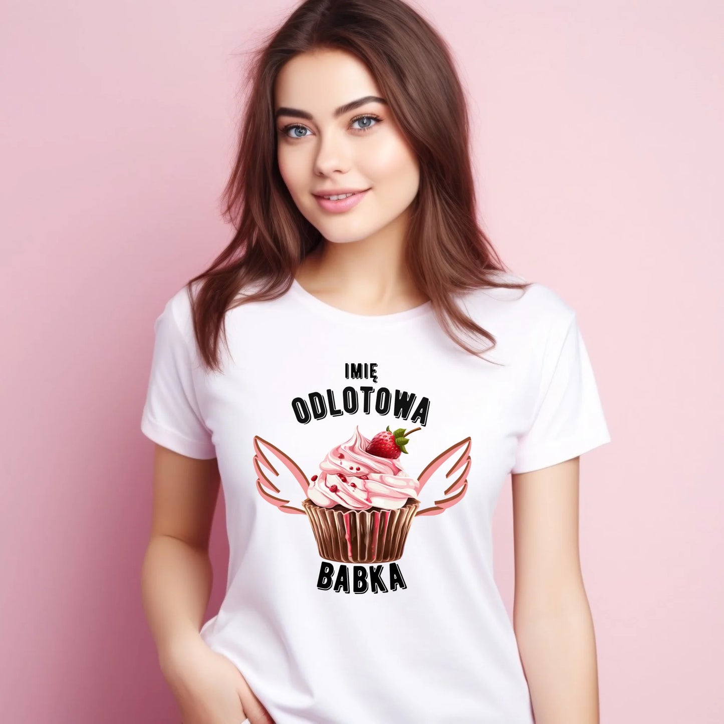 Koszulka damska - Odlotowa babka - personalizowana DZ06 - StoryCups.pl