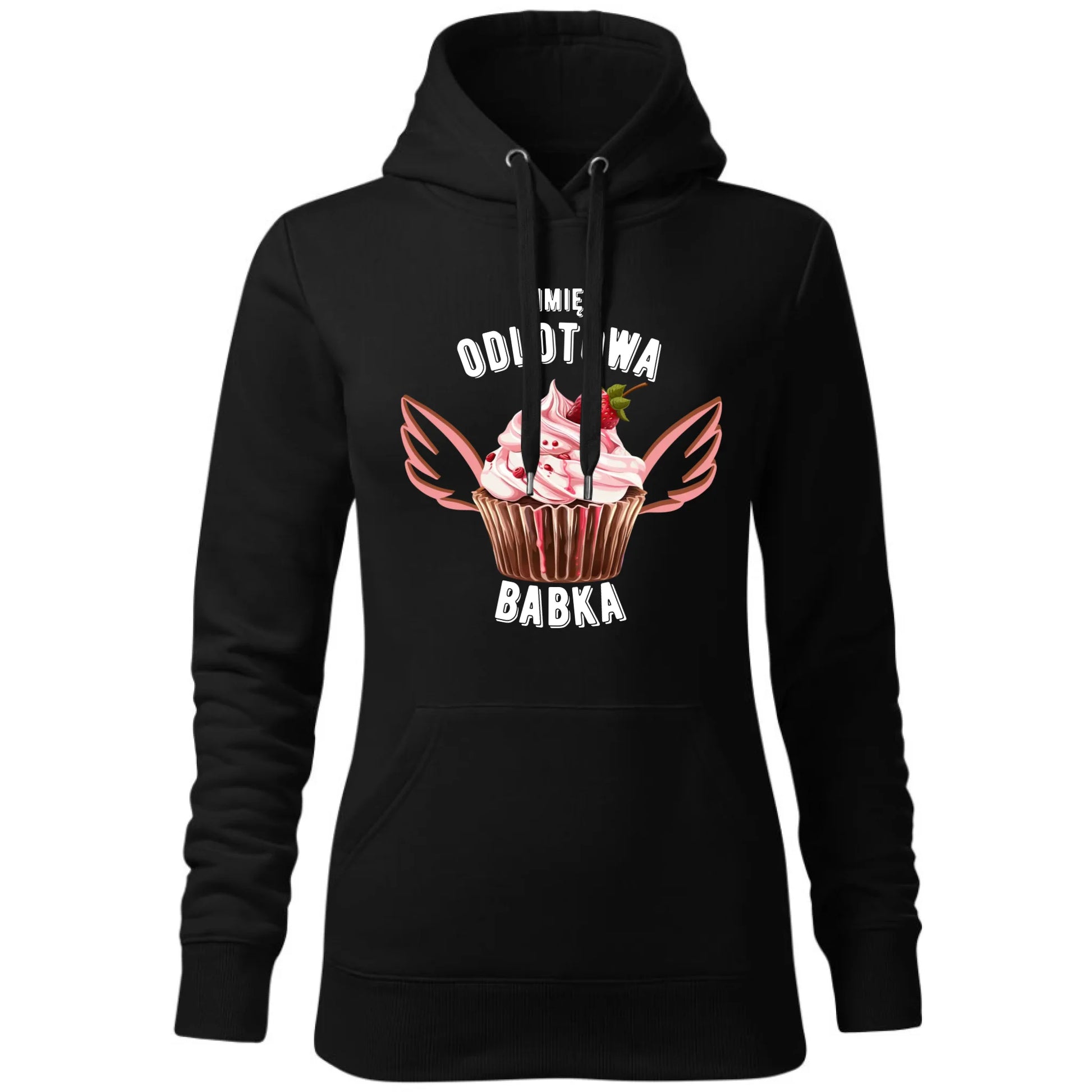 Bluza damska z kapturem - Odlotowa babka - personalizowana DZ06 - StoryCups.pl