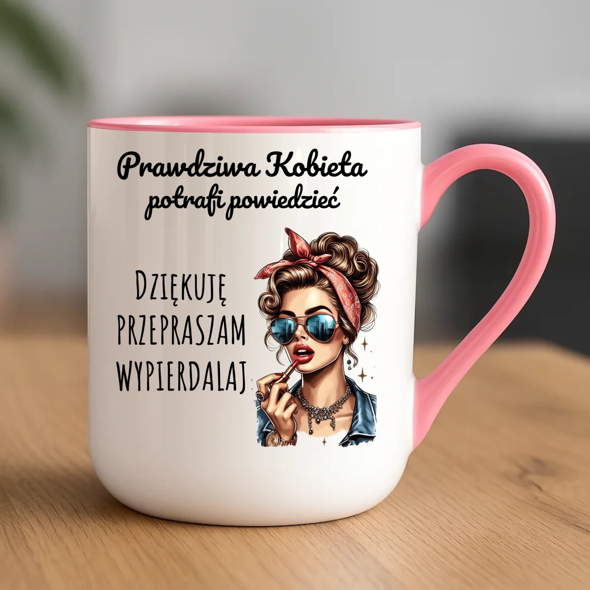 Kubek elegant - Prawdziwa kobieta - bez cenzury DZ15 - StoryCups.pl