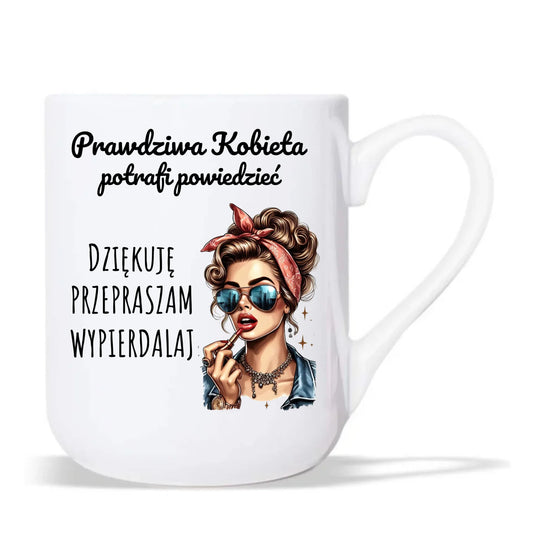 Kubek elegant - Prawdziwa kobieta - bez cenzury DZ15 - StoryCups.pl