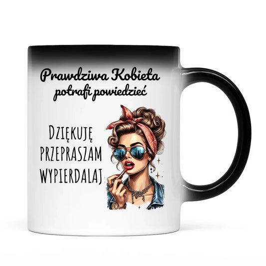 Kubek magiczny - Prawdziwa kobieta - bez cenzury DZ15 - StoryCups.pl