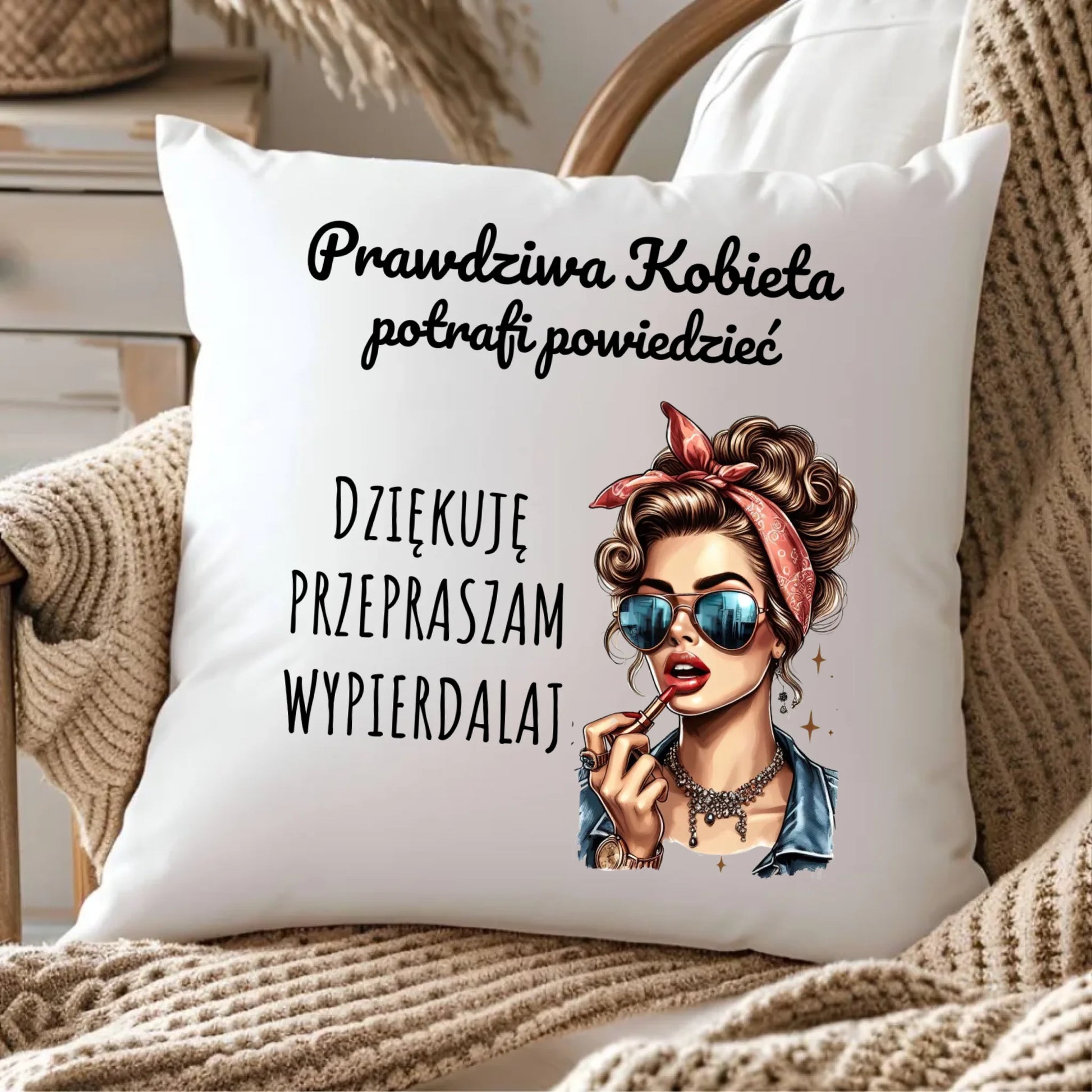 Poduszka - Prawdziwa kobieta - bez cenzury DZ15 - StoryCups.pl