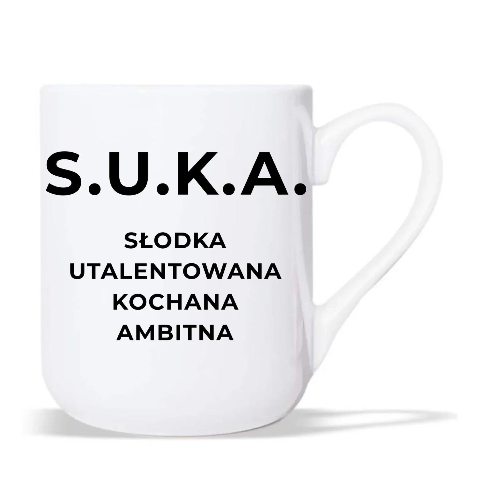 Kubek elegant - S.U.K.A. - śmieszny prezent dla niej - bez cenzury DZ16 - StoryCups.pl
