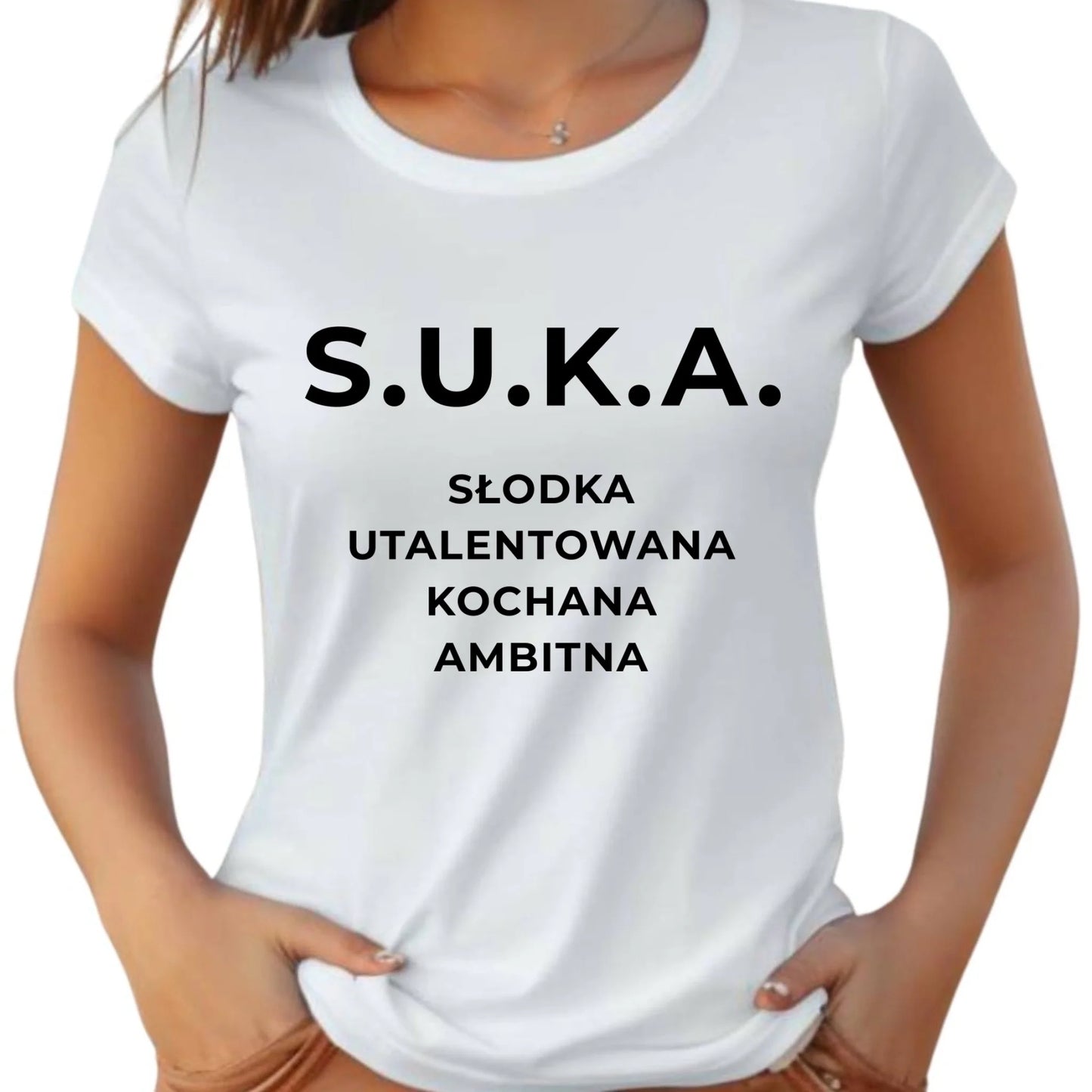 Koszulka damska - S.U.K.A. - śmieszny prezent dla niej - bez cenzury DZ16 - StoryCups.pl