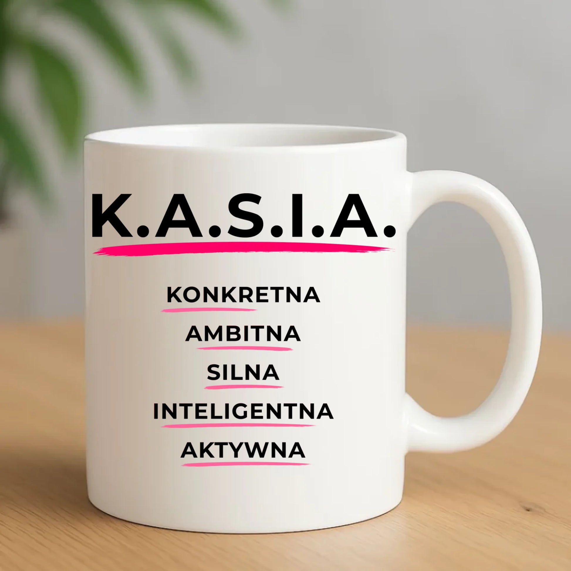 Kubek - prezent dla Kasi - Katarzyna - K.A.S.I.A. DZ17 - StoryCups.pl