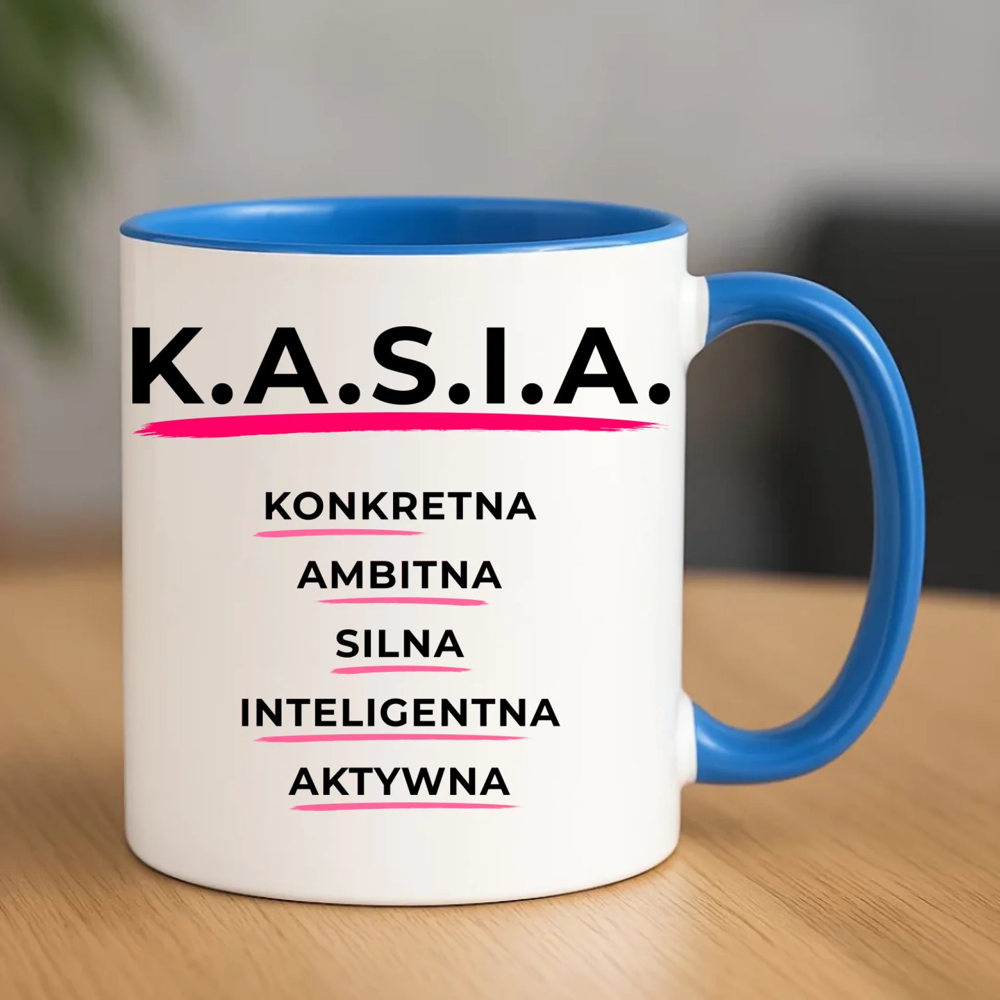 Kubek - prezent dla Kasi - Katarzyna - K.A.S.I.A. DZ17 - StoryCups.pl