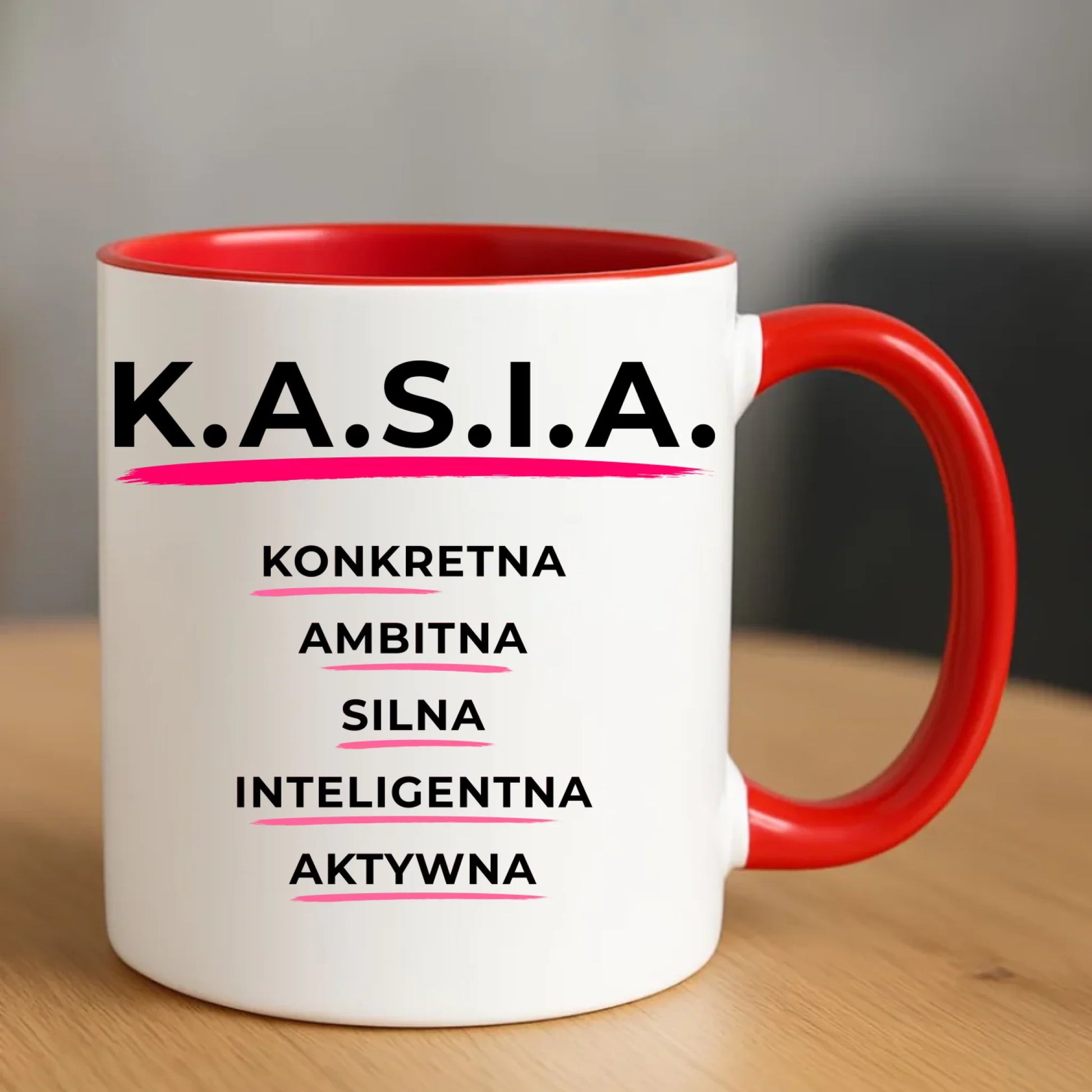 Kubek - prezent dla Kasi - Katarzyna - K.A.S.I.A. DZ17 - StoryCups.pl
