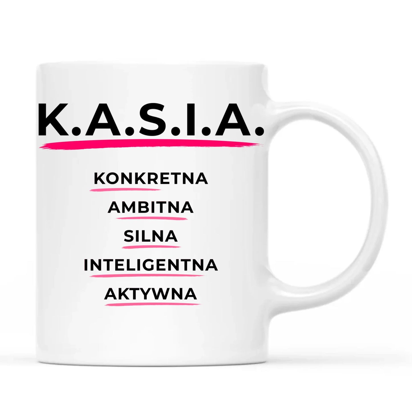 Kubek - prezent dla Kasi - Katarzyna - K.A.S.I.A. DZ17 - StoryCups.pl