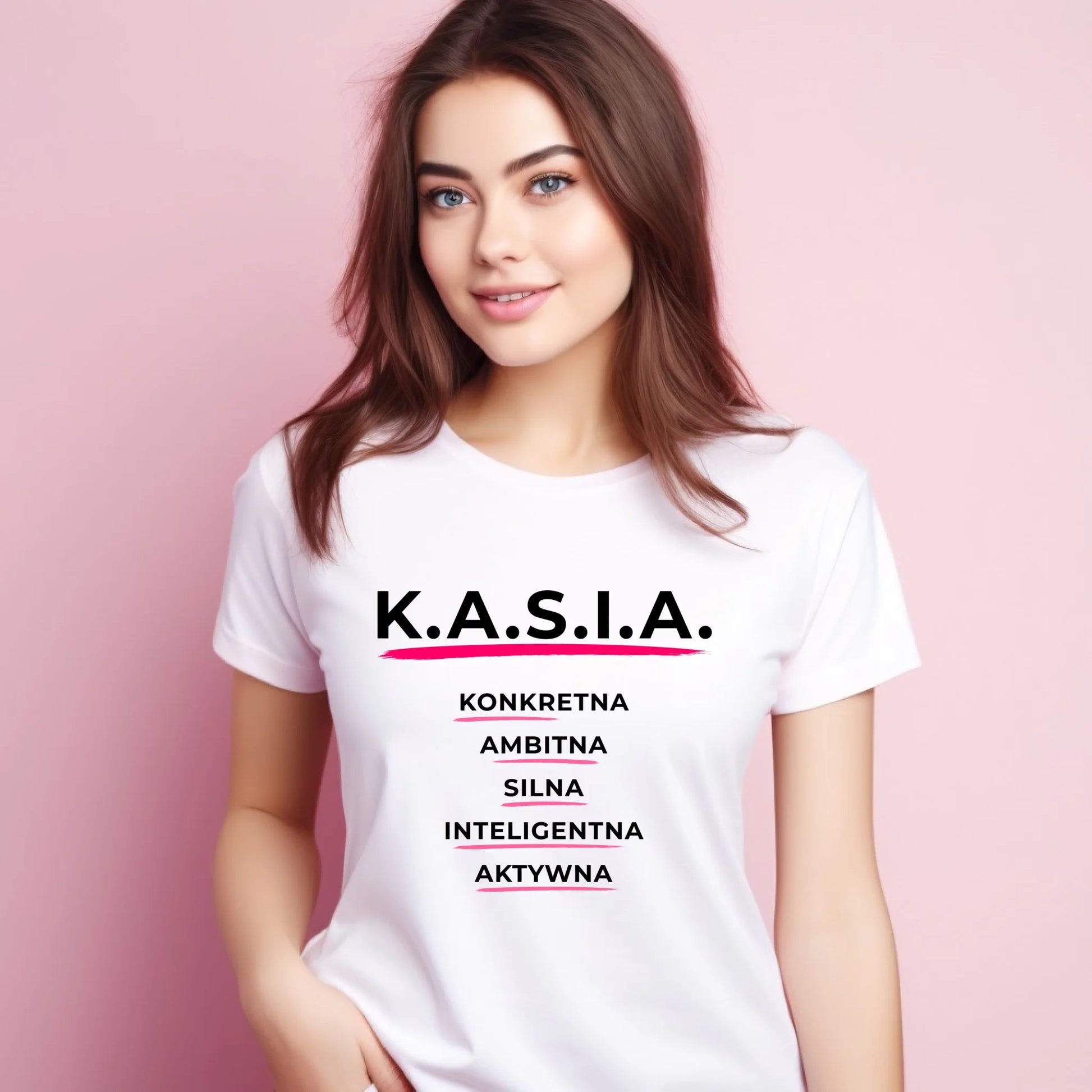 Koszulka damska - prezent dla Kasi - Katarzyna - K.A.S.I.A. DZ17 - StoryCups.pl