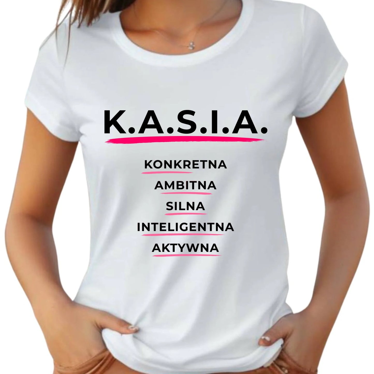 Koszulka damska - prezent dla Kasi - Katarzyna - K.A.S.I.A. DZ17 - StoryCups.pl