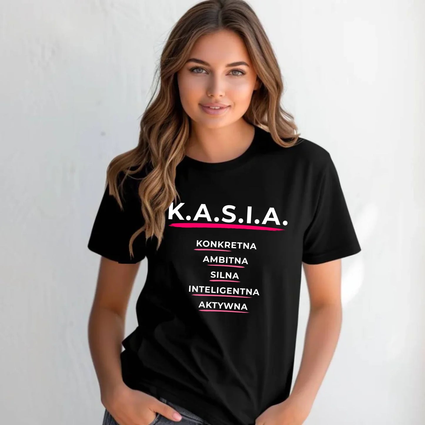 Koszulka damska - prezent dla Kasi - Katarzyna - K.A.S.I.A. DZ17 - StoryCups.pl