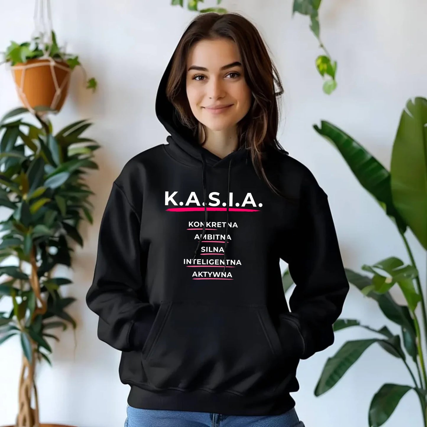 Bluza damska z kapturem - prezent dla Kasi - Katarzyna - K.A.S.I.A. DZ17 - StoryCups.pl