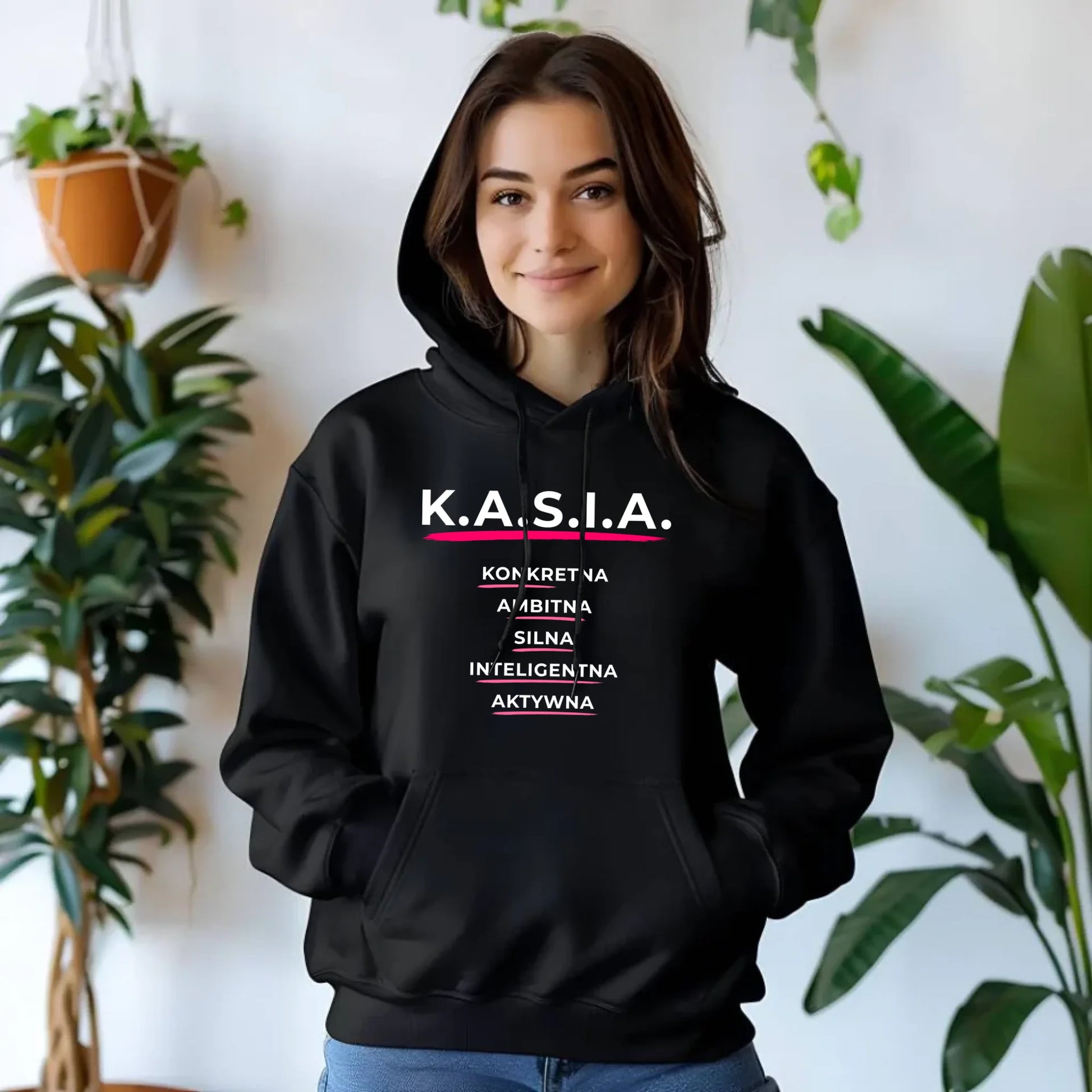 Bluza damska z kapturem - prezent dla Kasi - Katarzyna - K.A.S.I.A. DZ17 - StoryCups.pl