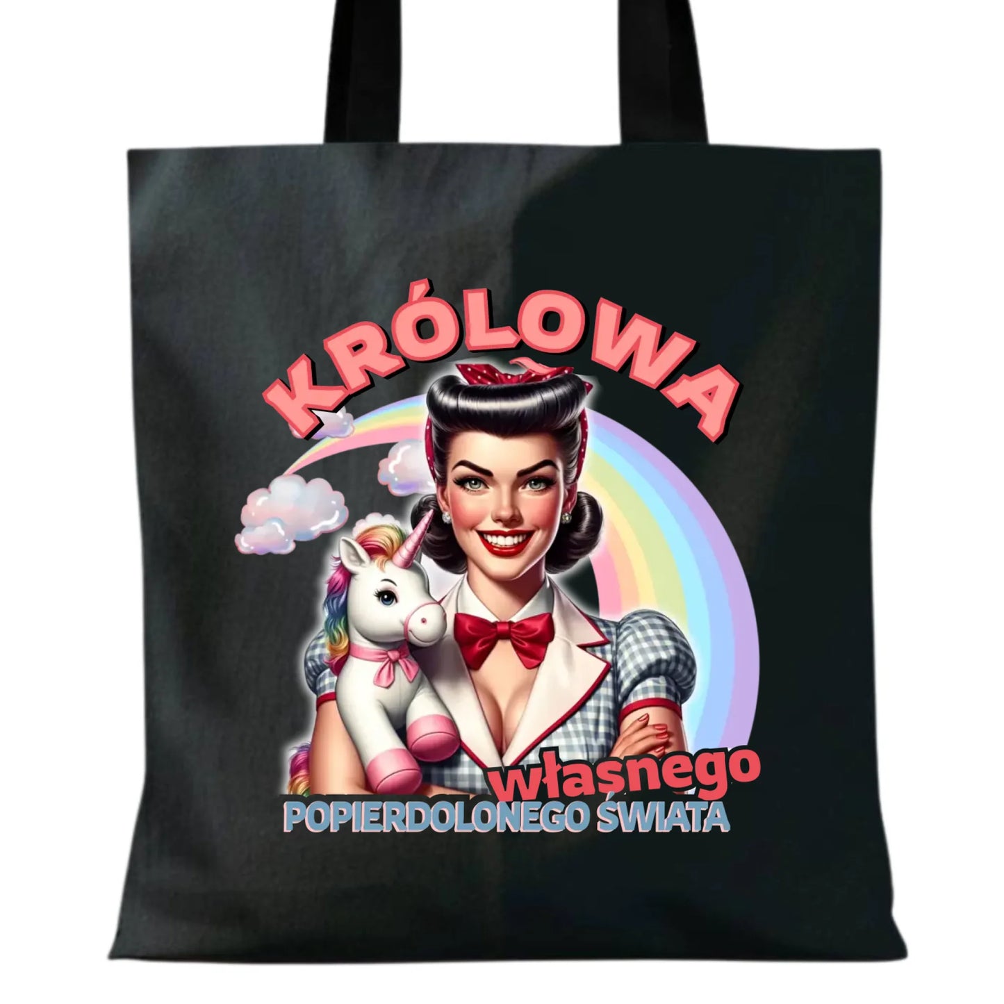 Torba retro – Królowa własnego popierd*onego świata - bez cenzury DZ08 - StoryCups.pl
