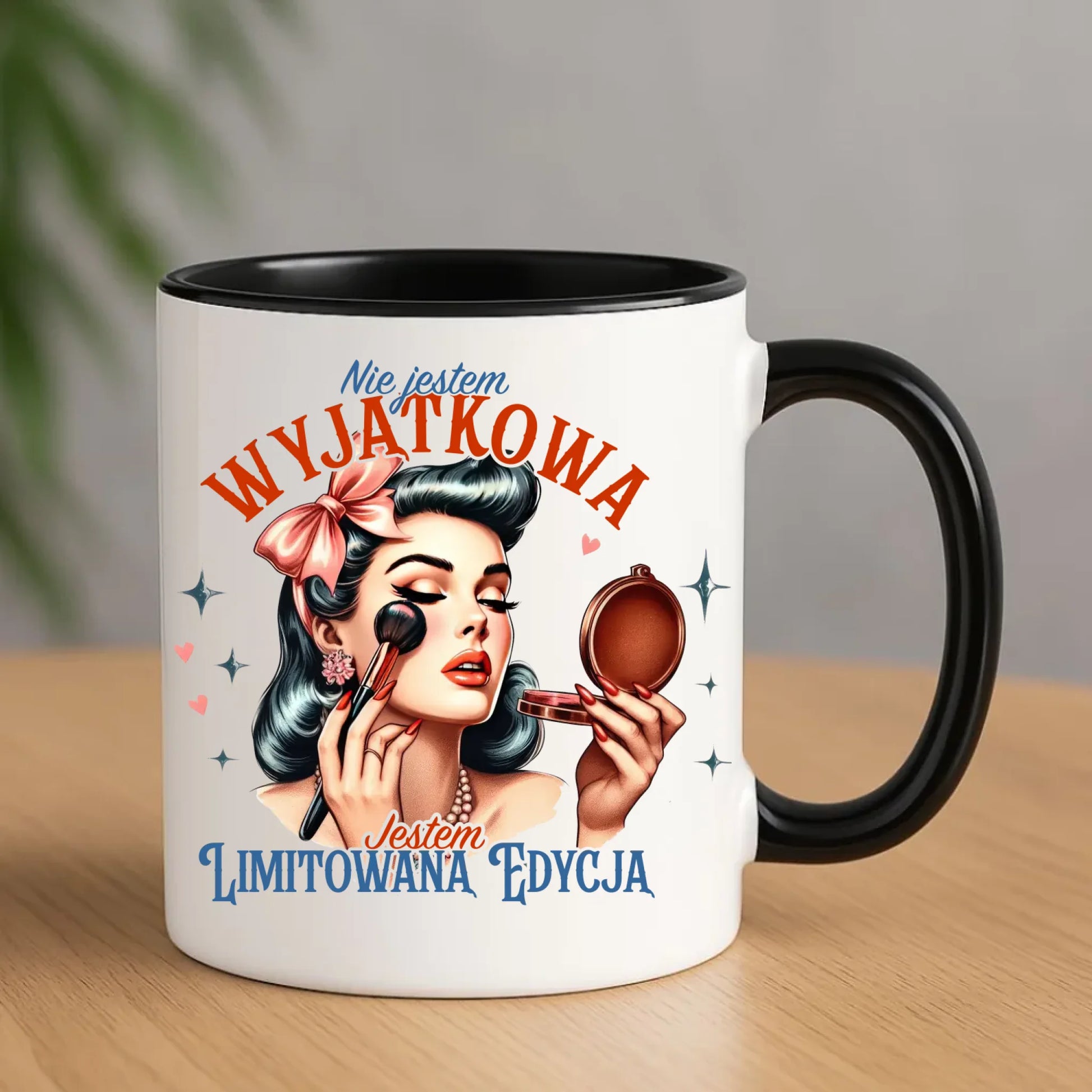 Kubek – Nie jestem wyjątkowa, jestem limitowaną edycją - w stylu retro DZ10 - StoryCups.pl