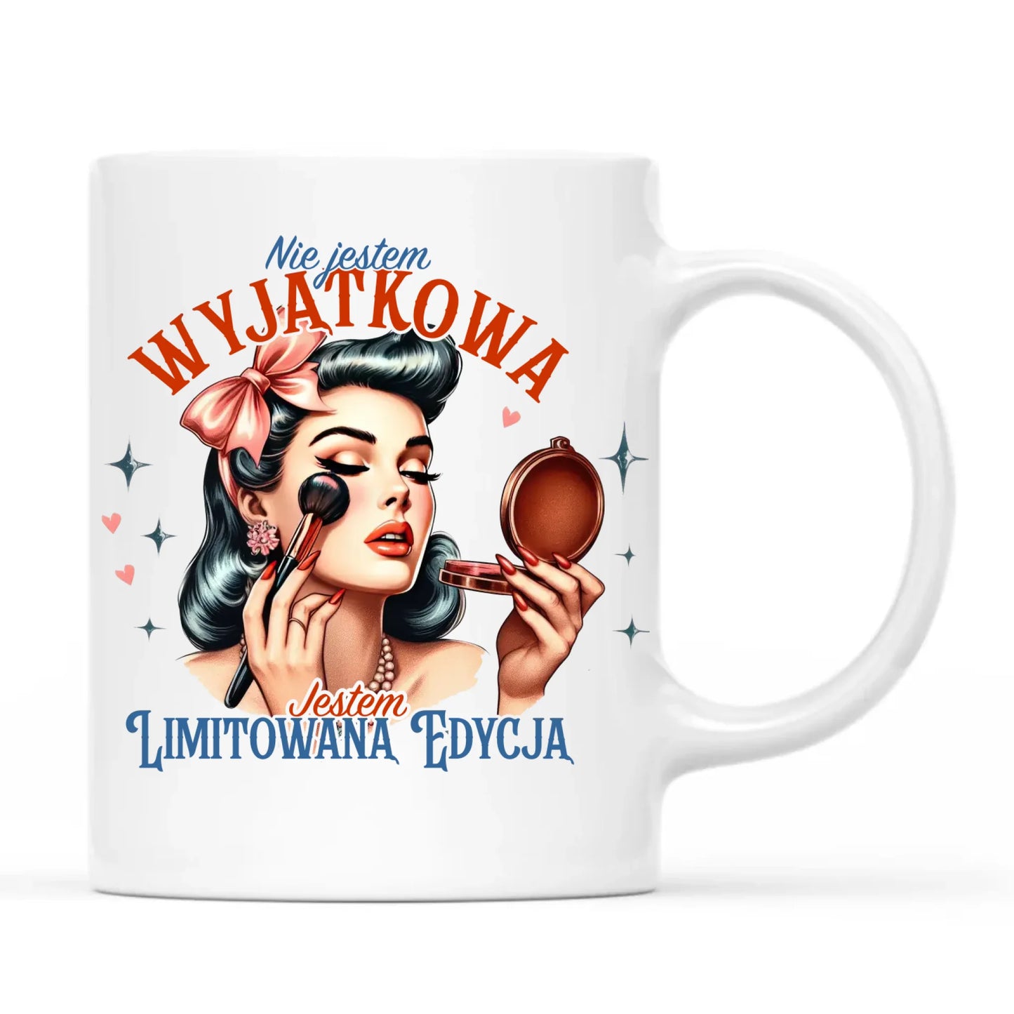 Kubek – Nie jestem wyjątkowa, jestem limitowaną edycją - w stylu retro DZ10 - StoryCups.pl