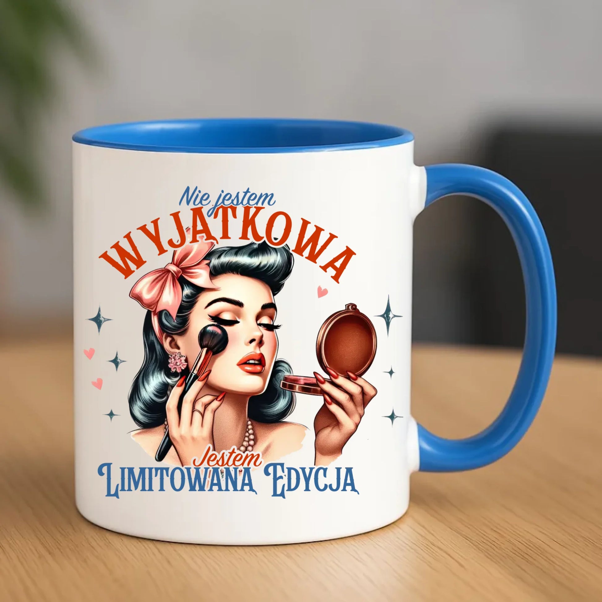 Kubek – Nie jestem wyjątkowa, jestem limitowaną edycją - w stylu retro DZ10 - StoryCups.pl