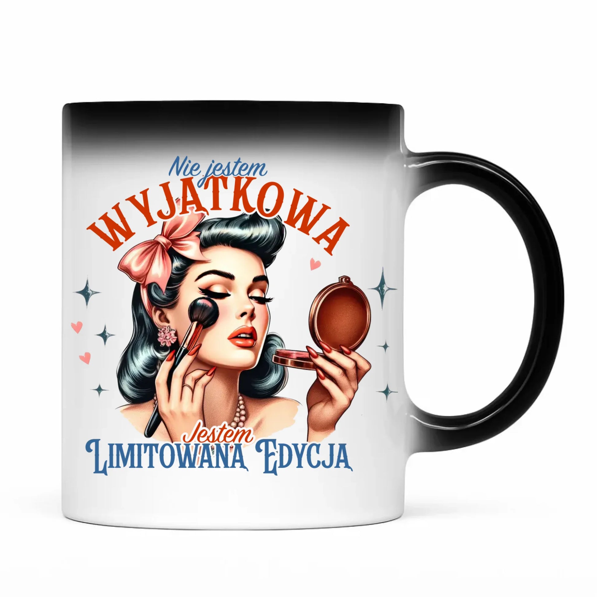Kubek magiczny – Nie jestem wyjątkowa, jestem limitowaną edycją - retro DZ10 - StoryCups.pl
