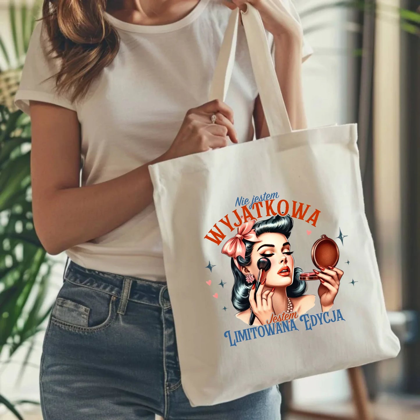 Torba – Nie jestem wyjątkowa, jestem limitowaną edycją - retro DZ10 - StoryCups.pl