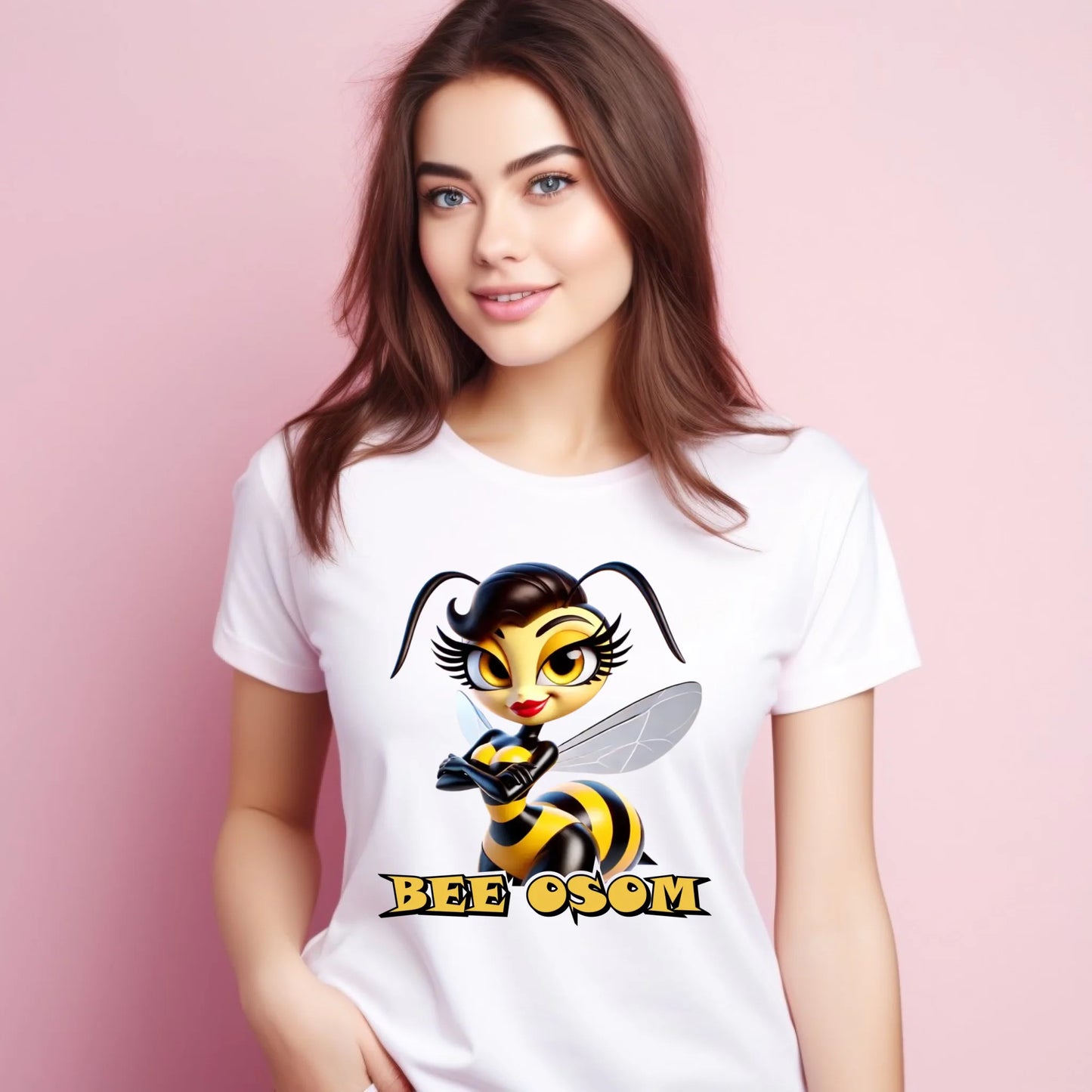 Koszulka damska - Bee Osom - Jestem niesamowita DZ11 - StoryCups.pl