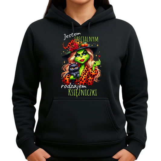 Bluza damska z kapturem - Specjalna księżniczka - Wiedźma HL22