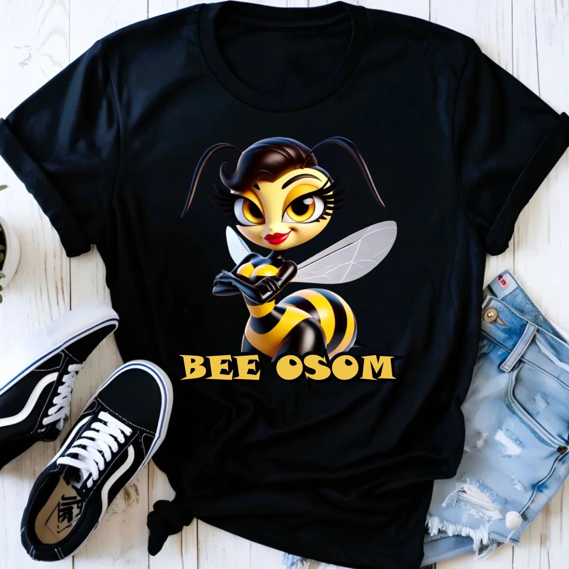 Koszulka damska - Bee Osom - Jestem niesamowita DZ11 - StoryCups.pl