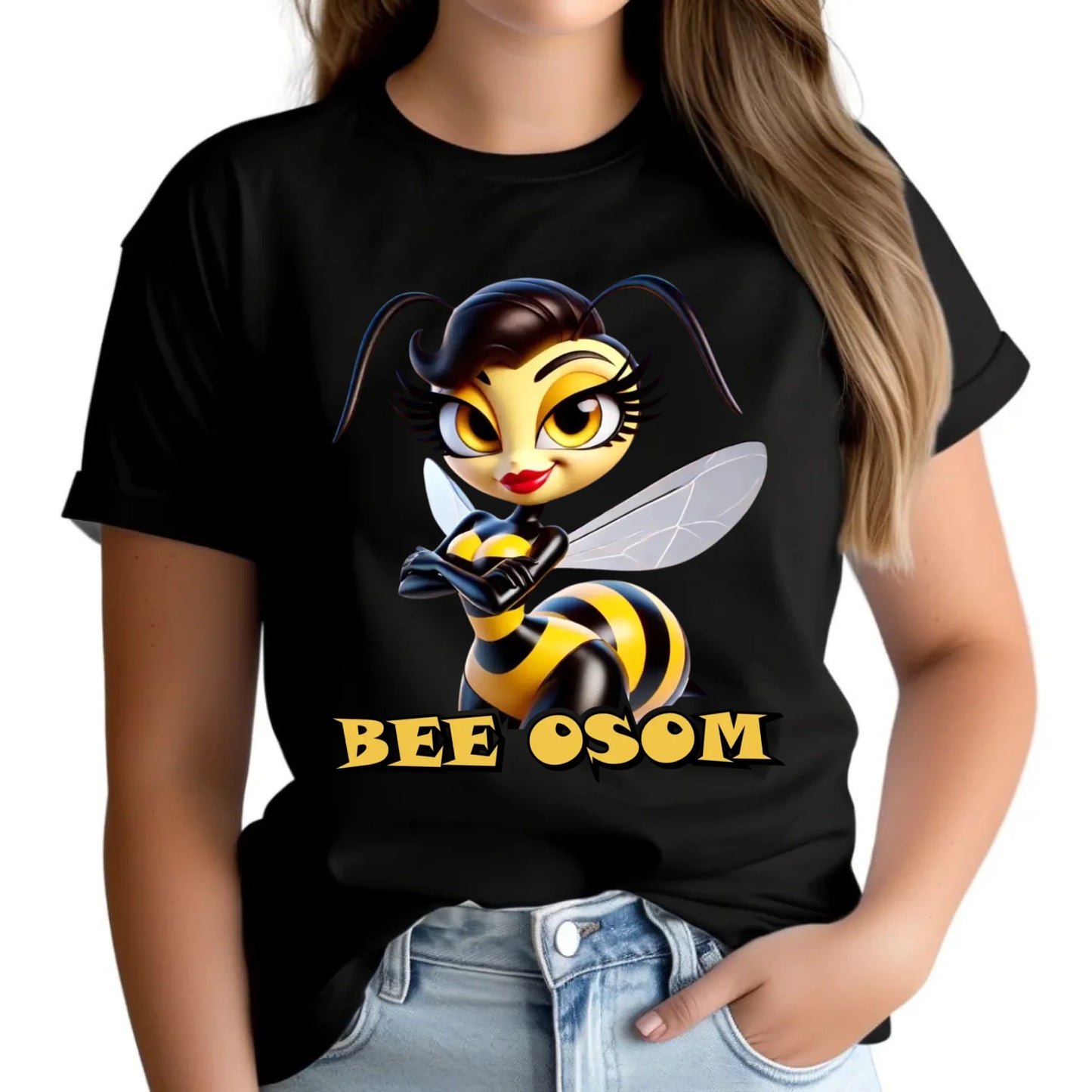 Koszulka damska - Bee Osom - Jestem niesamowita DZ11 - StoryCups.pl