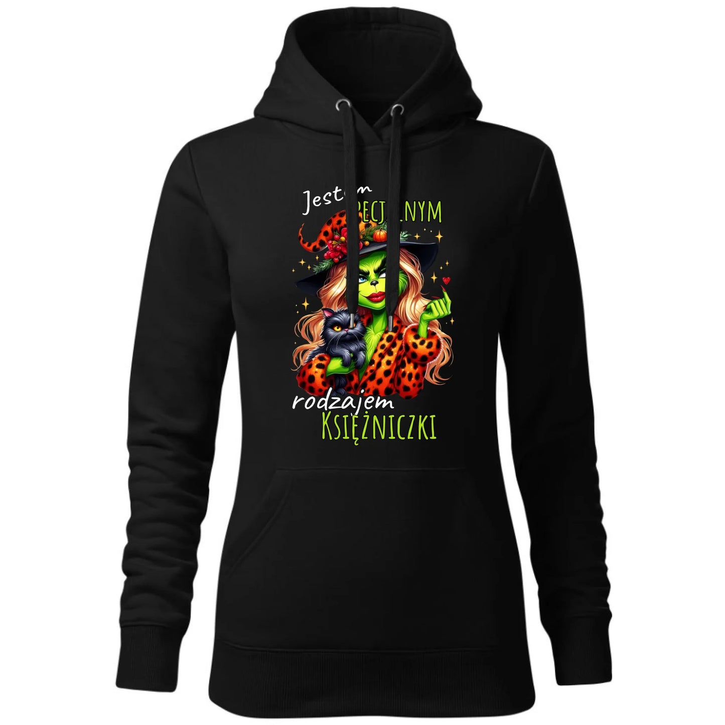 Bluza damska z kapturem - Specjalna księżniczka - Wiedźma HL22