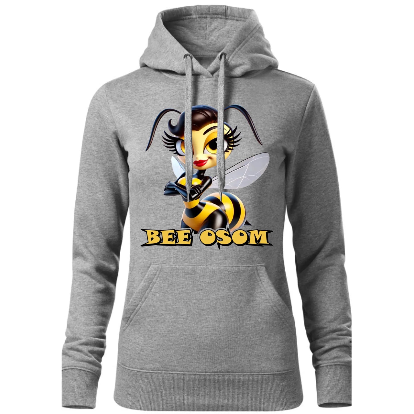 Bluza damska z kapturem - Bee Osom - Jestem niesamowita DZ11 - StoryCups.pl