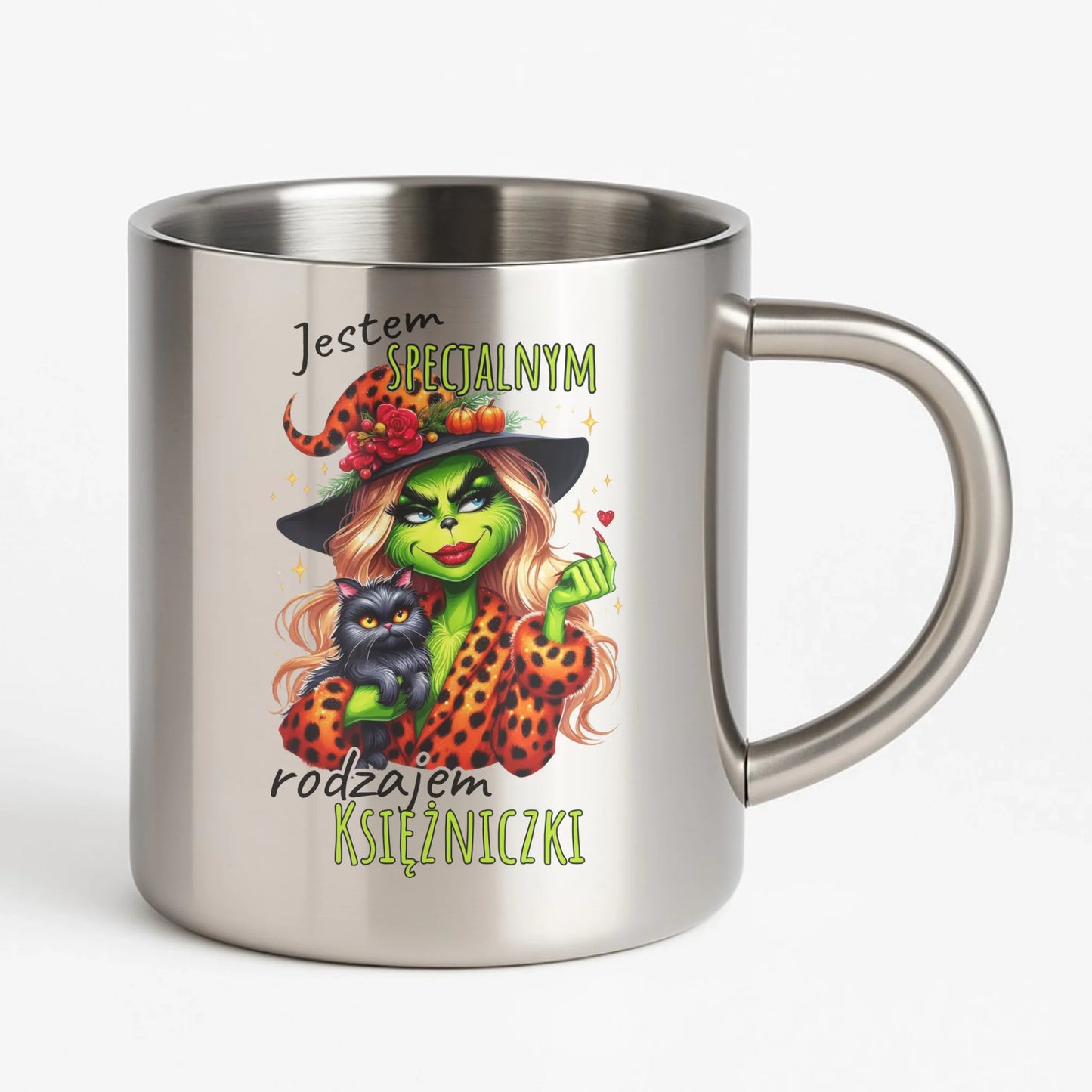 Kubek metalowy - Specjalna księżniczka - Wiedźma HL22 - StoryCups.pl