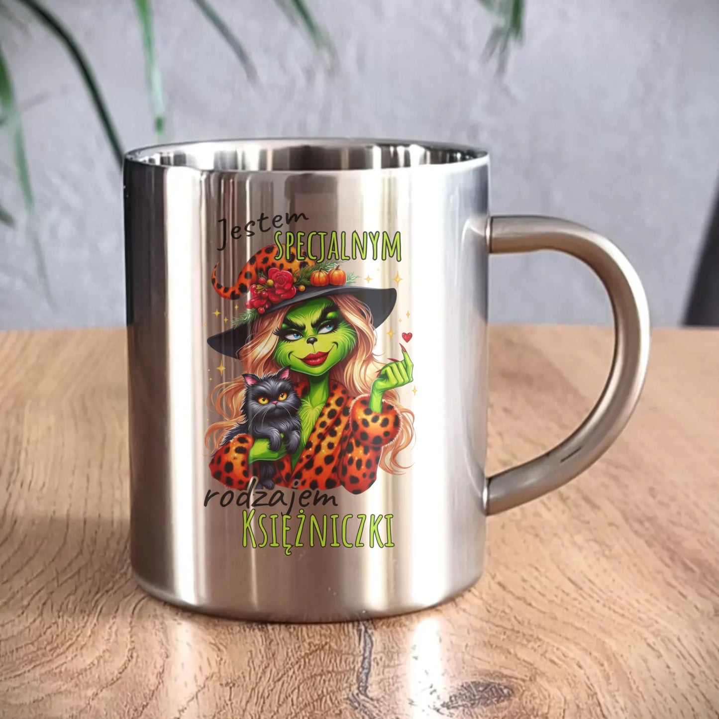 Kubek metalowy - Specjalna księżniczka - Wiedźma HL22 - StoryCups.pl