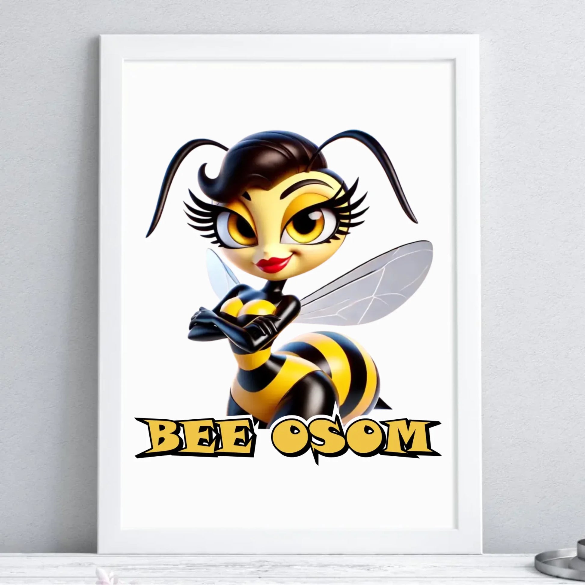Plakat w ramie - Bee Osom - Jestem niesamowita DZ11 - StoryCups.pl