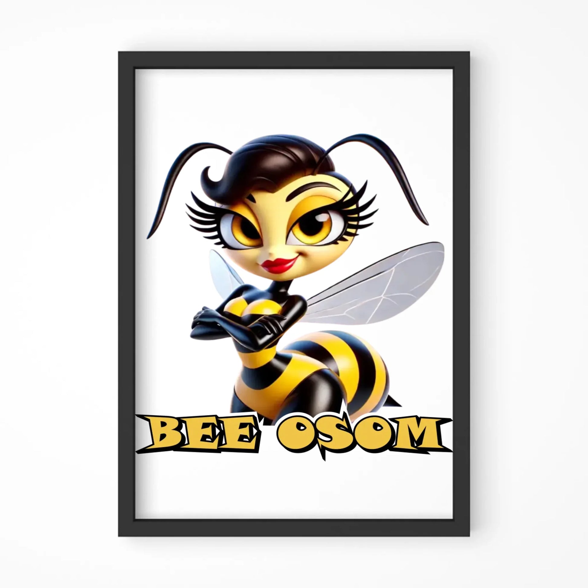Plakat w ramie - Bee Osom - Jestem niesamowita DZ11 - StoryCups.pl