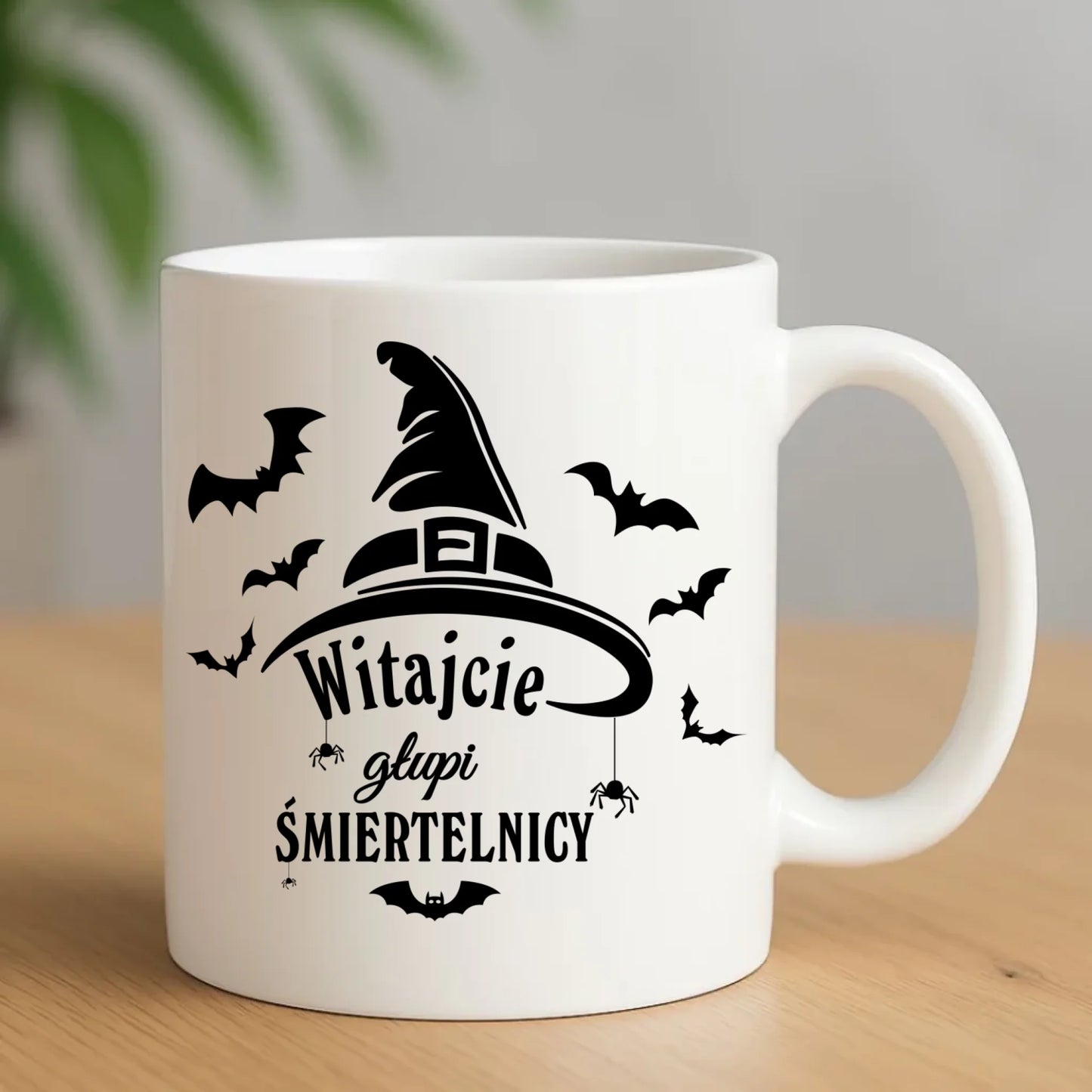 Kubek na Halloween - Witajcie głupi śmiertelnicy HL23 - StoryCups.pl