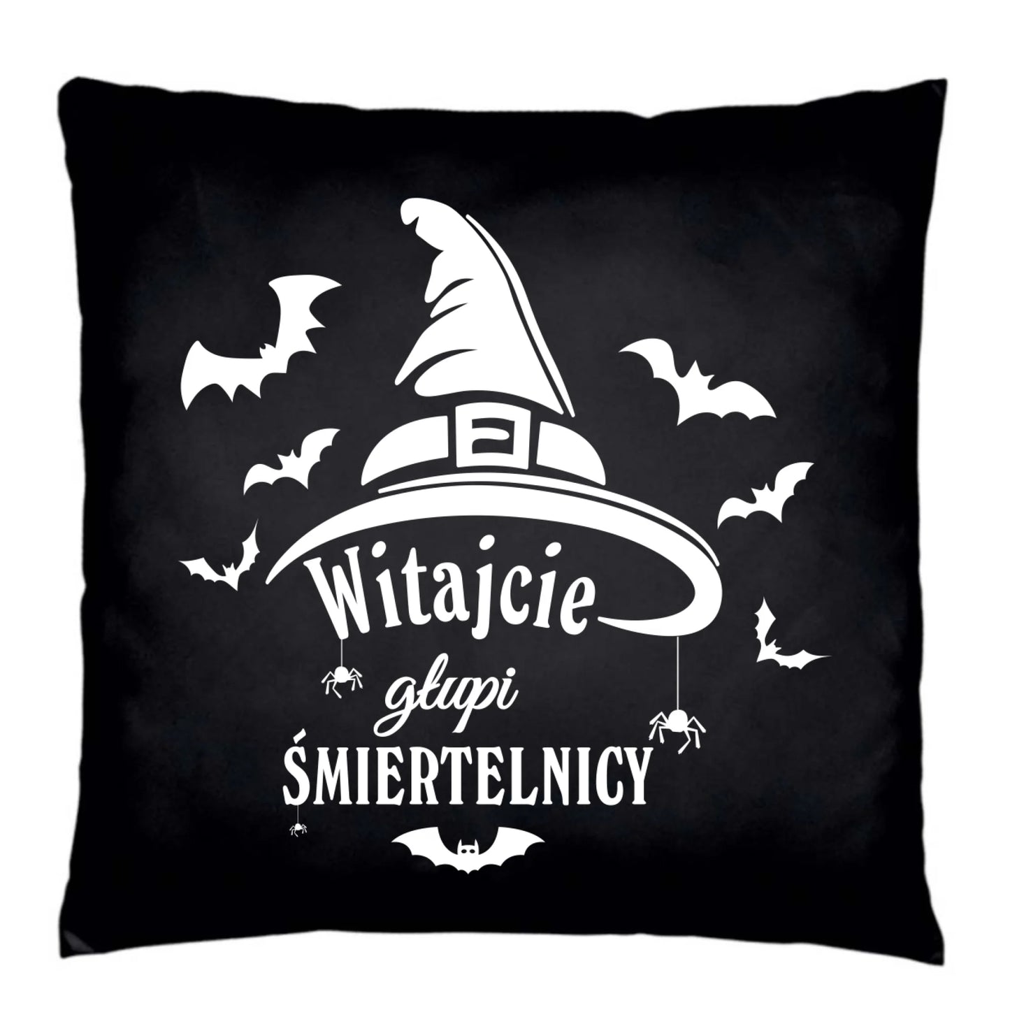 Poduszka dekoracyjna na Halloween - Witajcie głupi śmiertelnicy HL23 - StoryCups.pl