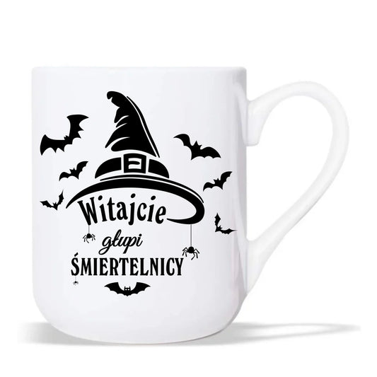 Kubek elegant na Halloween - Witajcie głupi śmiertelnicy HL23