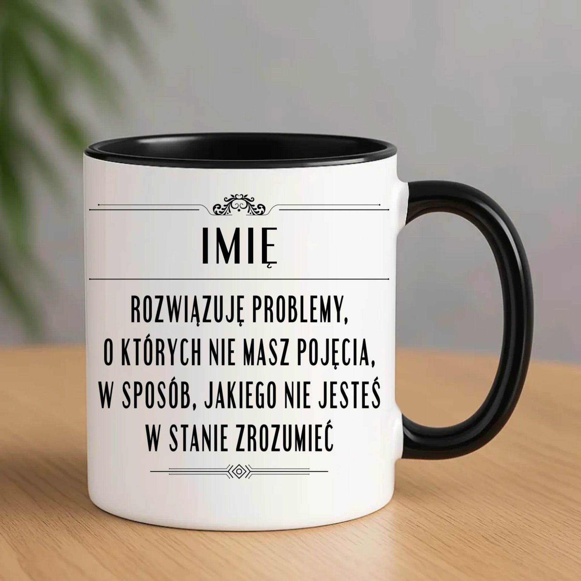 Kubek - Rozwiązuję problemy, o których nie masz pojęcia - personalizowany DZ20 - StoryCups.pl