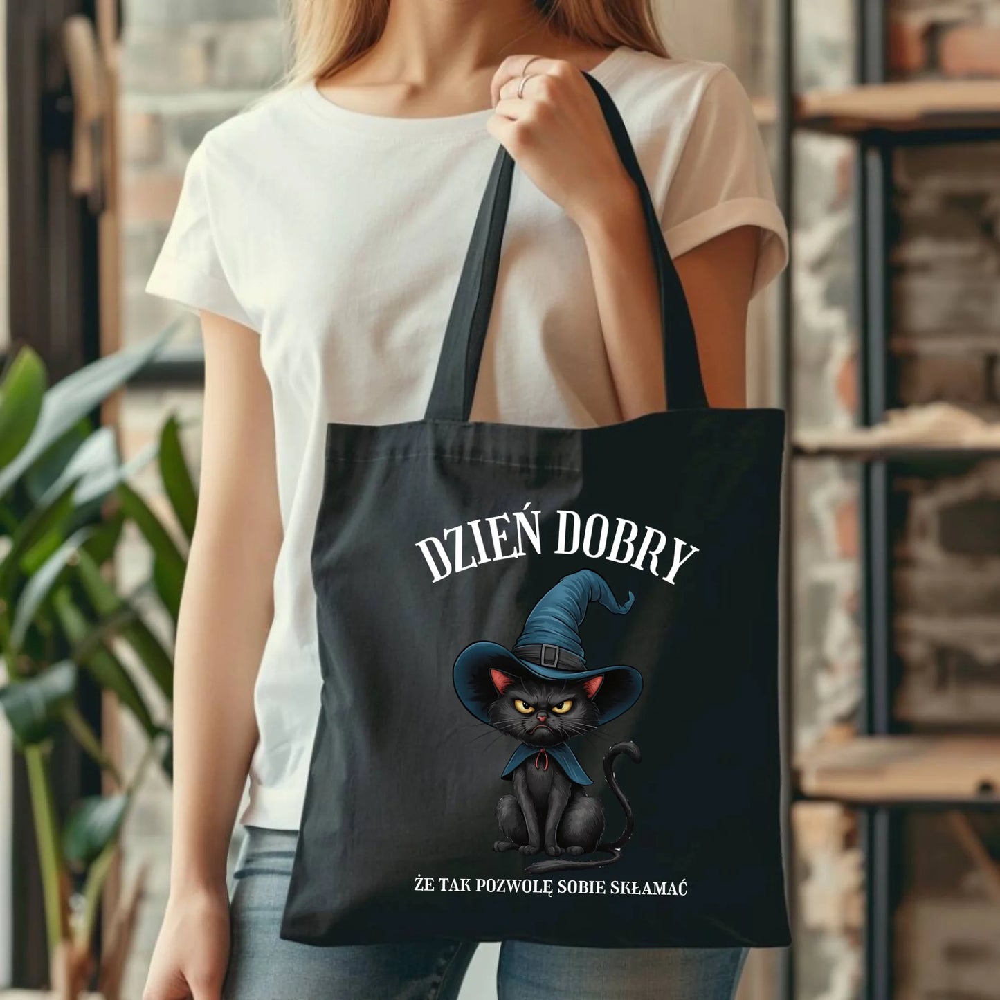 Torba halloweenowa - Dzień dobry, że tak pozwolę sobie skłamać HL27