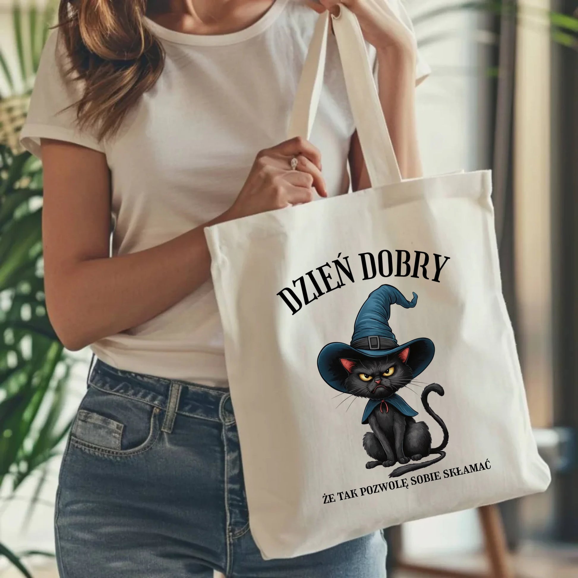 Torba halloweenowa - Dzień dobry, że tak pozwolę sobie skłamać HL27 - StoryCups.pl