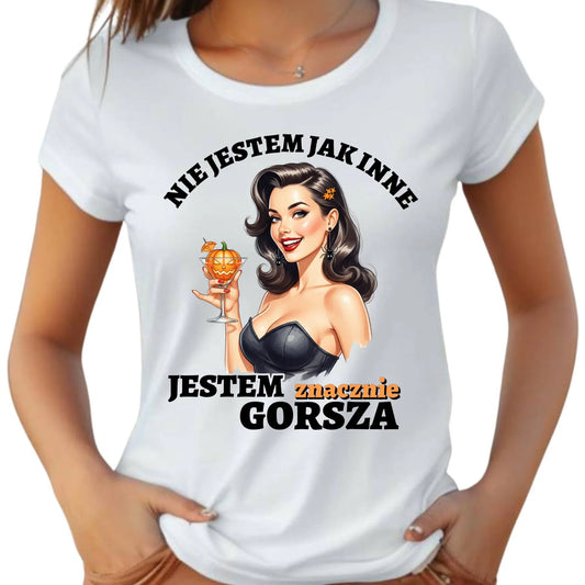 Koszulka damska halloweenowa - Nie jestem jak inne HL24