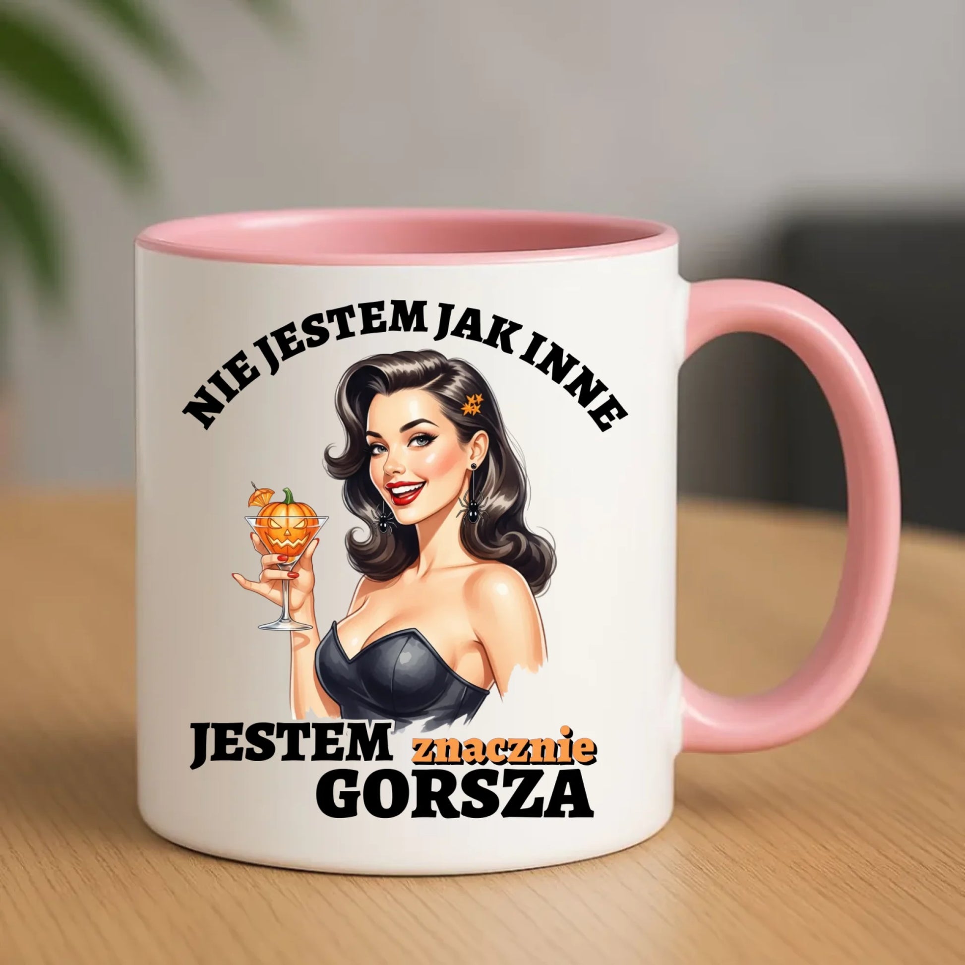 Kubek damski halloweenowy - Nie jestem jak inne HL24 - StoryCups.pl