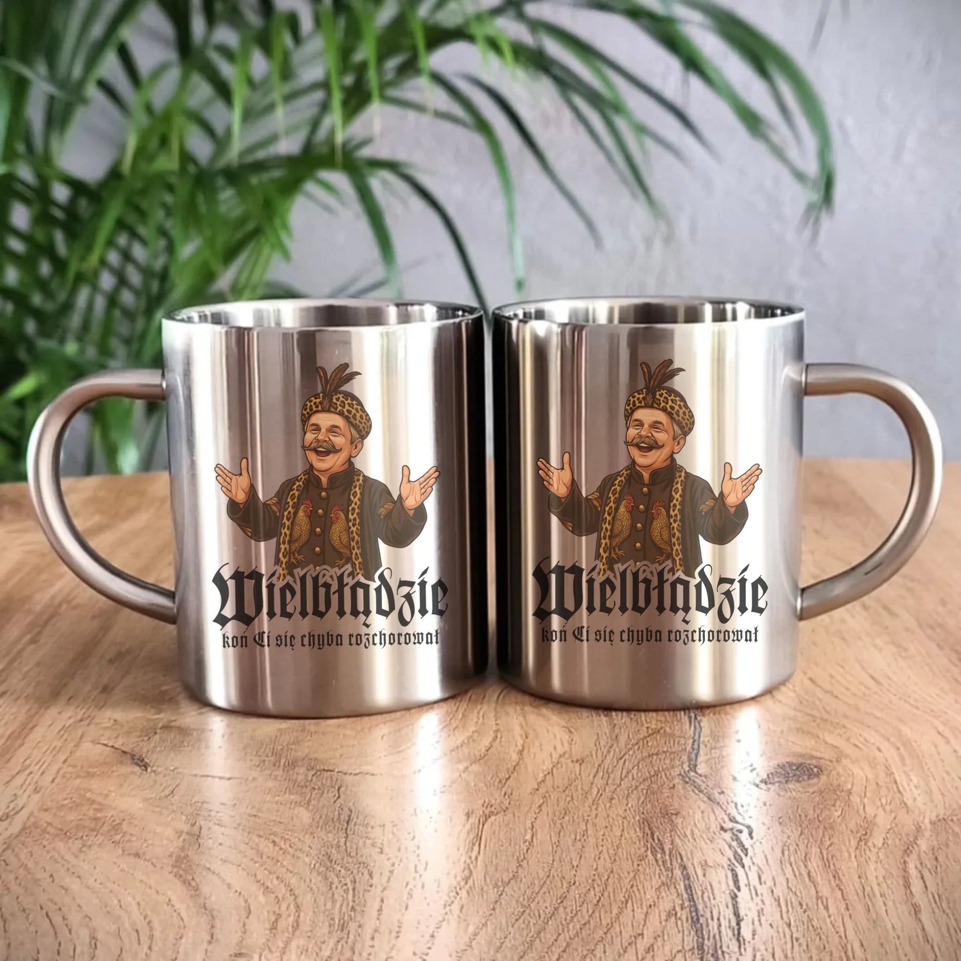 Kubek metalowy - Wielbłądzie, koń Ci się chyba rozchorował - dla fanów serialu 1670 H61 - StoryCups.pl