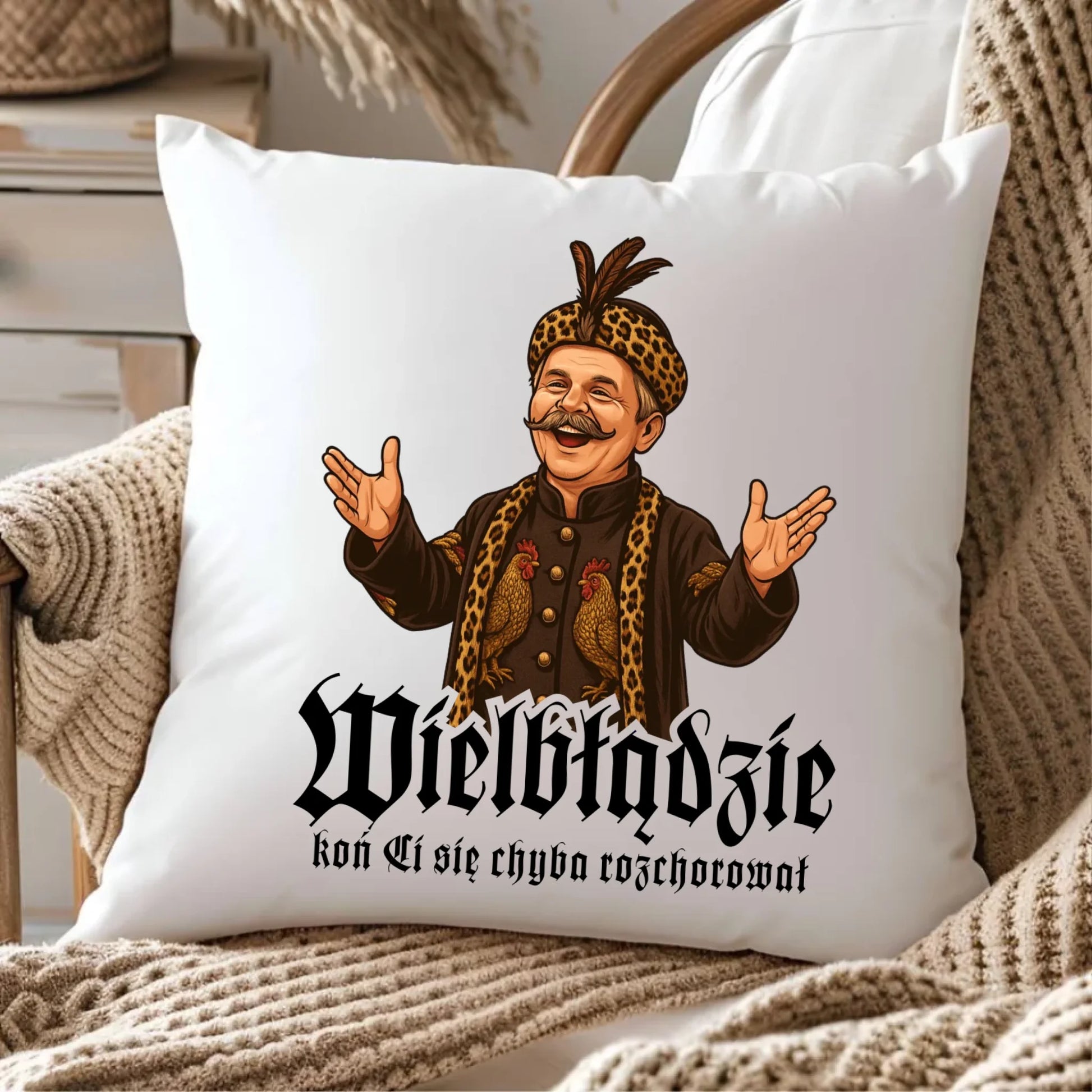 Poduszka - Wielbłądzie, koń Ci się chyba rozchorował - dla fanów serialu 1670 H61 - StoryCups.pl