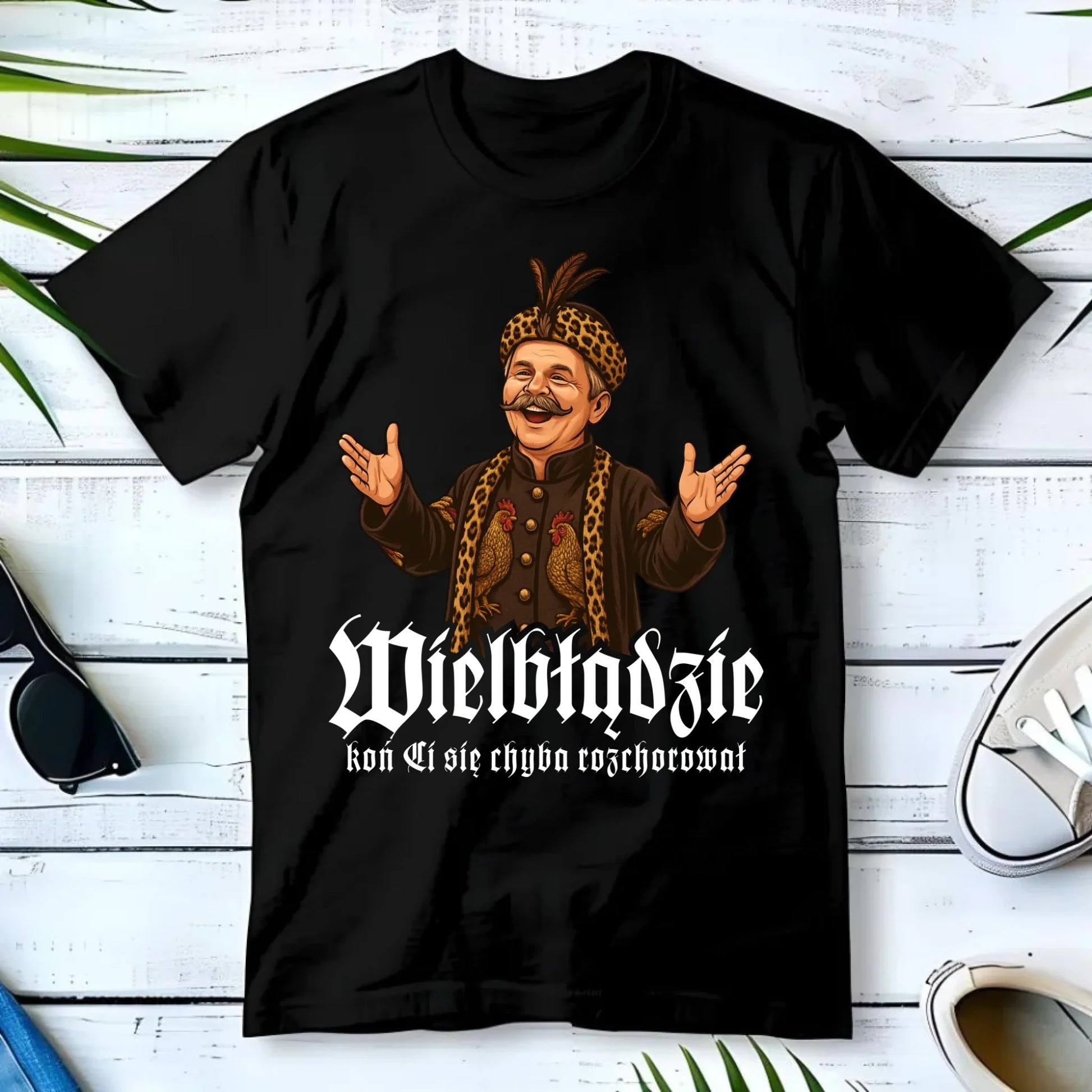 Koszulka męska - Wielbłądzie, koń Ci się chyba rozchorował - dla fanów serialu 1670 H61 - StoryCups.pl