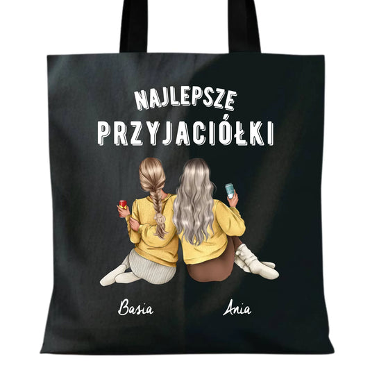 Torba - prezent dla przyjaciółek - Najlepsze przyjaciółki 2-4 osób - personalizowana PR01 - StoryCups.pl
